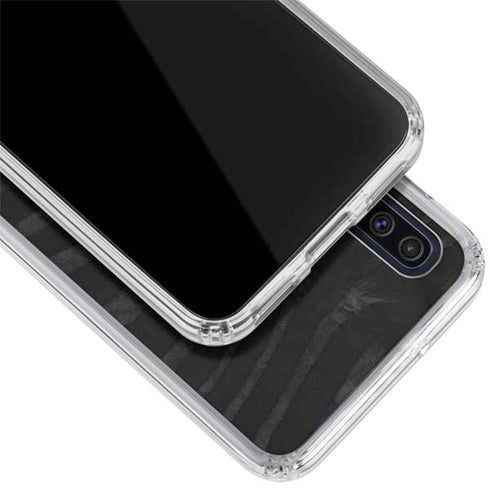 NBA Golden State Warriors Black Animal Print Galaxy A50 Clear Case
